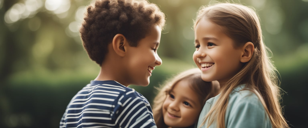 crianças aprendendo sobre empatia e a se colocarem no lugar do outro