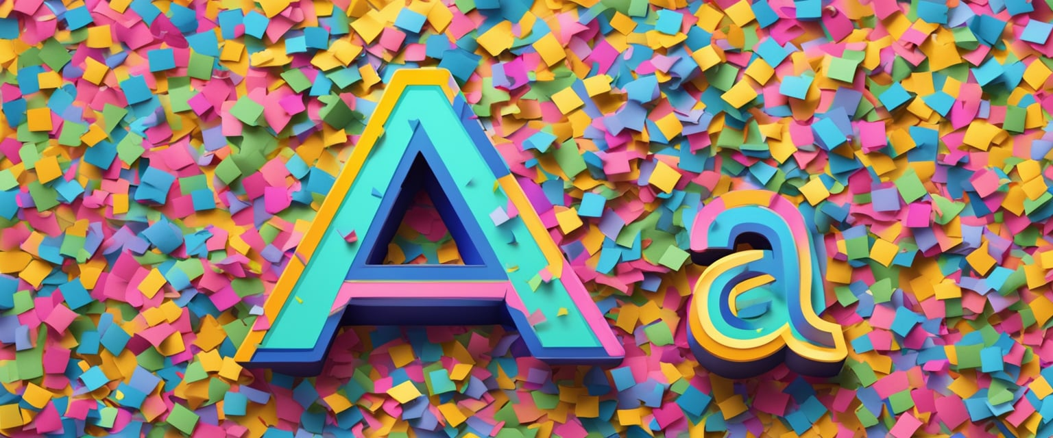 duas letras "A" divertidas para ensinar vogais na educação infantil