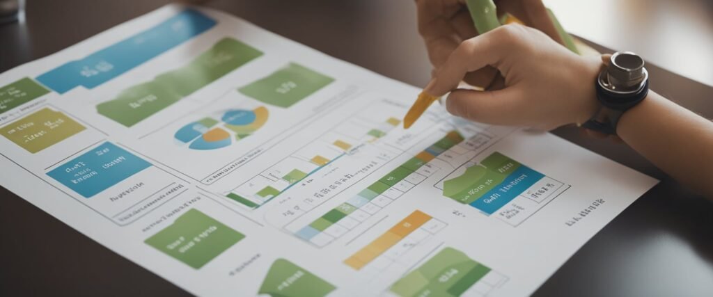 Um educador criando um plano de aula sobre elementos climáticos para crianças em idade pré-escolar, utilizando recursos visuais e atividades interativas.